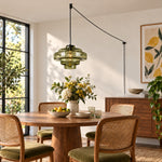 Load image into Gallery viewer, Koloro Millie Plug-In Glass Pendant Light - Retro Colorful Pendant for Modern Interiors