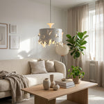 Charger l'image dans la visionneuse de galerie, Lampe Suspendue Alaria Design - Suspension Artistique avec Ombre Ambiante pour Salon