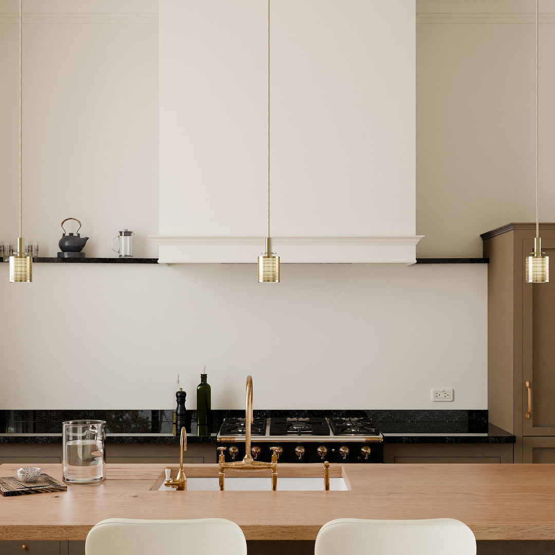 Galvia Single Metal Pendant Light – Elegant Bronze Over White Glass