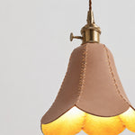 Load image into Gallery viewer, Hand-stitched leather shade seam