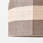 Bild in Gallery-Viewer laden, Close-up of taupe and ivory cotton thread patchwork panels