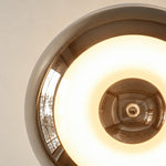 Cargar imagen en el visor de la Galería, Round Disc Centre Button Blown Glass Wall Light