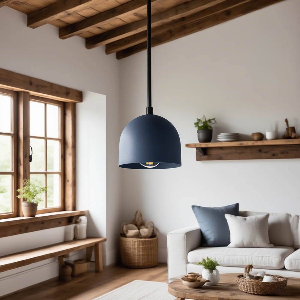 Suspension Farmhouse – Suspension Vanity avec dôme coloré
