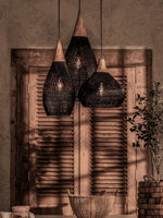 Bild in Gallery-Viewer laden, Woven Rattan Wood Plug-In Pendant Light