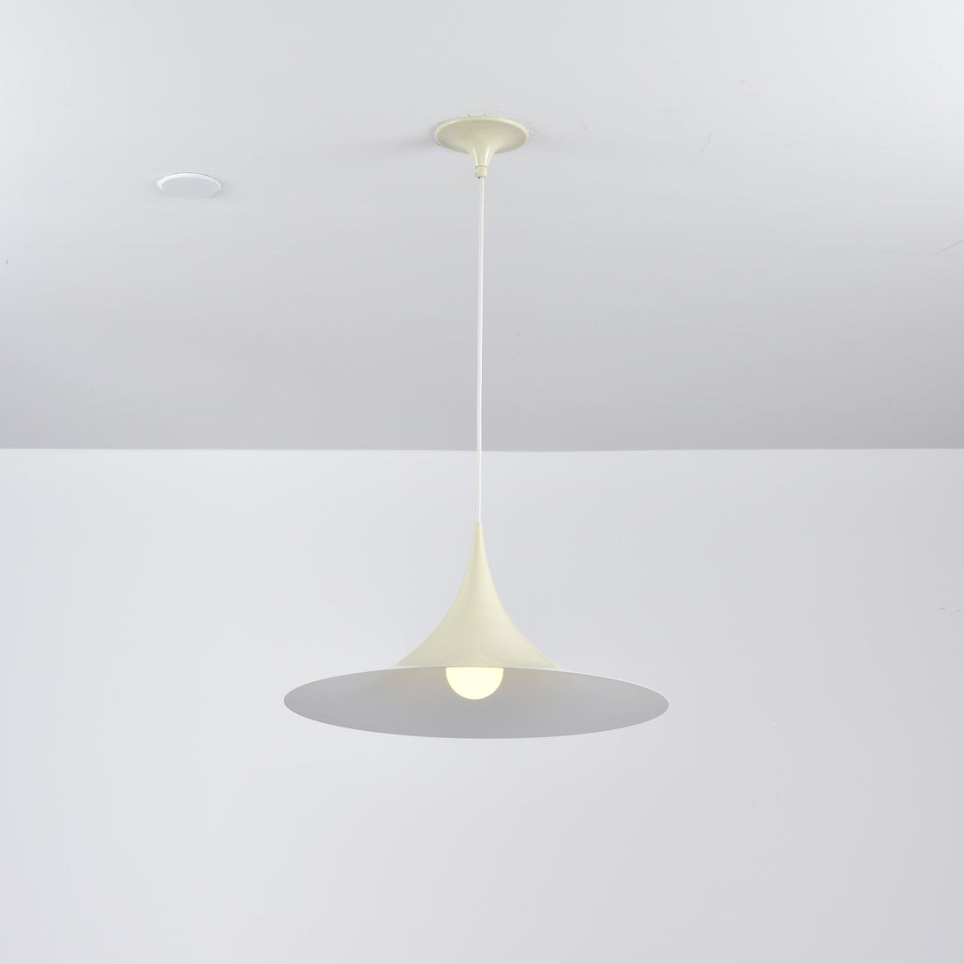 Arch-Shaped Aluminum Plug-In Pendant Light