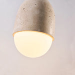 Cargar imagen en el visor de la Galería, Close view of the cream shade texture and rounded nut-inspired form