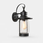 Load image into Gallery viewer, Vintage Sand Black Outdoor Wall Sconce
