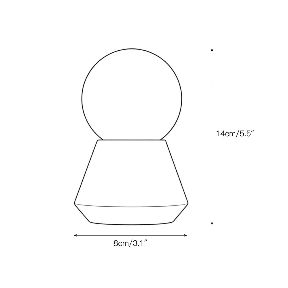 Lampe de table mini Bilia (batterie intégrée)