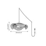 Load image into Gallery viewer, Natural Woven Shade Plug-In Light