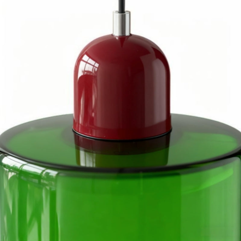 Lámpara Colgante Escultural Morvella – Diseño Cilíndrico Refinado Lámpara Decorativa Colgante N31