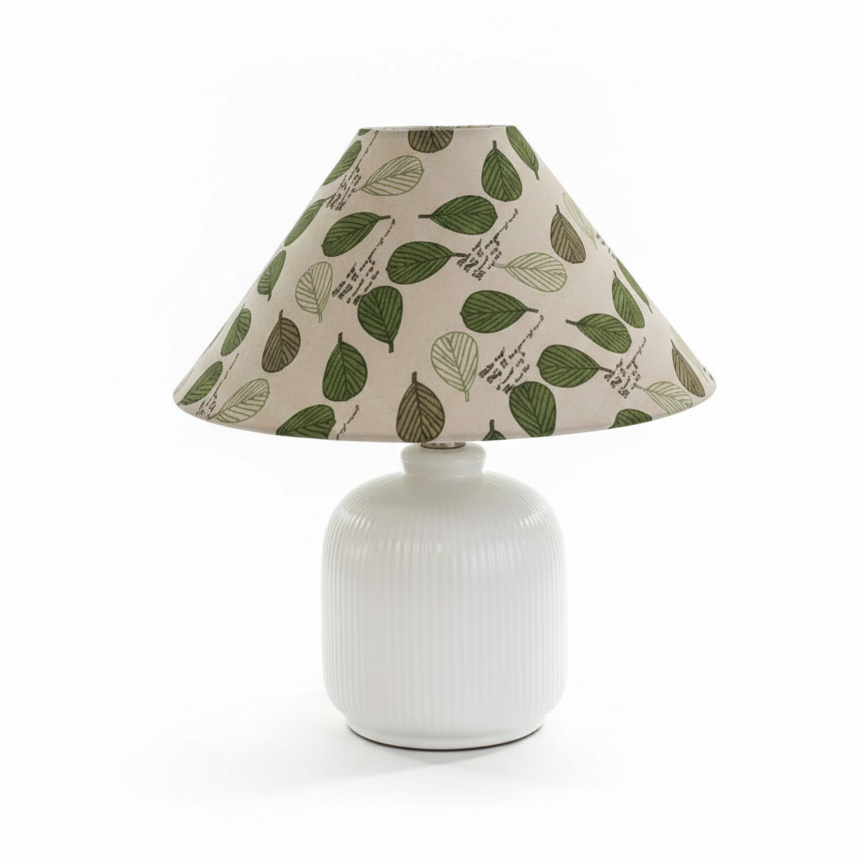 Lampe de table florale evergreen – Éclairage d'ambiance décoratif moderne et minimaliste pour salon