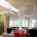Load image into Gallery viewer, Silver Spark Ball Pendant Light
