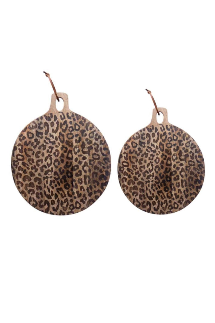 Leopard Solid Sapele Wood Board - Functional Dining Accessory for Kitchen