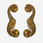 Cargar imagen en el visor de la Galería, Handcrafted Brass Animal Door Handles 24