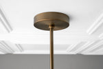 Load image into Gallery viewer, Farmhouse Chandelier – Mid Century Brass Swing Arm Chandelier For Living Room
