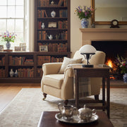 Ornato Luxe Sculptural Geometric Table Lamp – Art Deco Accent for Bedroom & Living Room