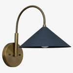 Load image into Gallery viewer, Curva Metal Vintage Wall Sconce  - Elegant Cone Shade for Bedrooms
