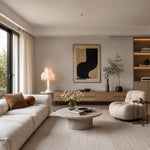 Load image into Gallery viewer, Pink lace table lamp in a warm living room scene