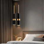 Charger l'image dans la visionneuse de galerie, Black And Gold Metal Hardwired Pendant Light