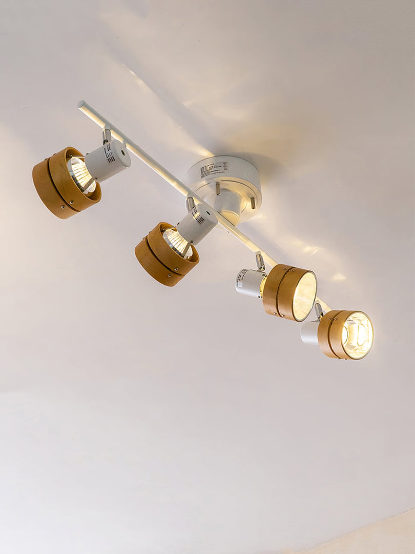 Spot cylindrique nordique à 4 lampes