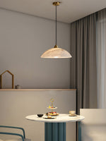Load image into Gallery viewer, Natural Stone Plug-In Swag Pendant Light