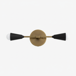 Cargar imagen en el visor de la Galería, Mobilux Line Minimalist Vanity Light Fixture - Mid Century Bathroom Sconce
