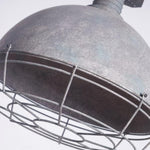 Cargar imagen en el visor de la Galería, Lámpara Colgante Industrial de Metal con Jaula