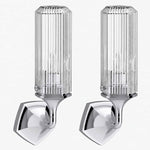 Cargar imagen en el visor de la Galería, Ridged Shade Armed Cup Metal Plate Wall Light