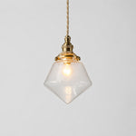 Bild in Gallery-Viewer laden, Bubble glass pendant with clear shade and warm canopy
