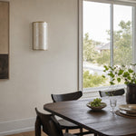Bild in Gallery-Viewer laden, Nacrelith Capiz Shell Wall Sconce Layered Texture Design - Modern Wall Lamp for Living Space
