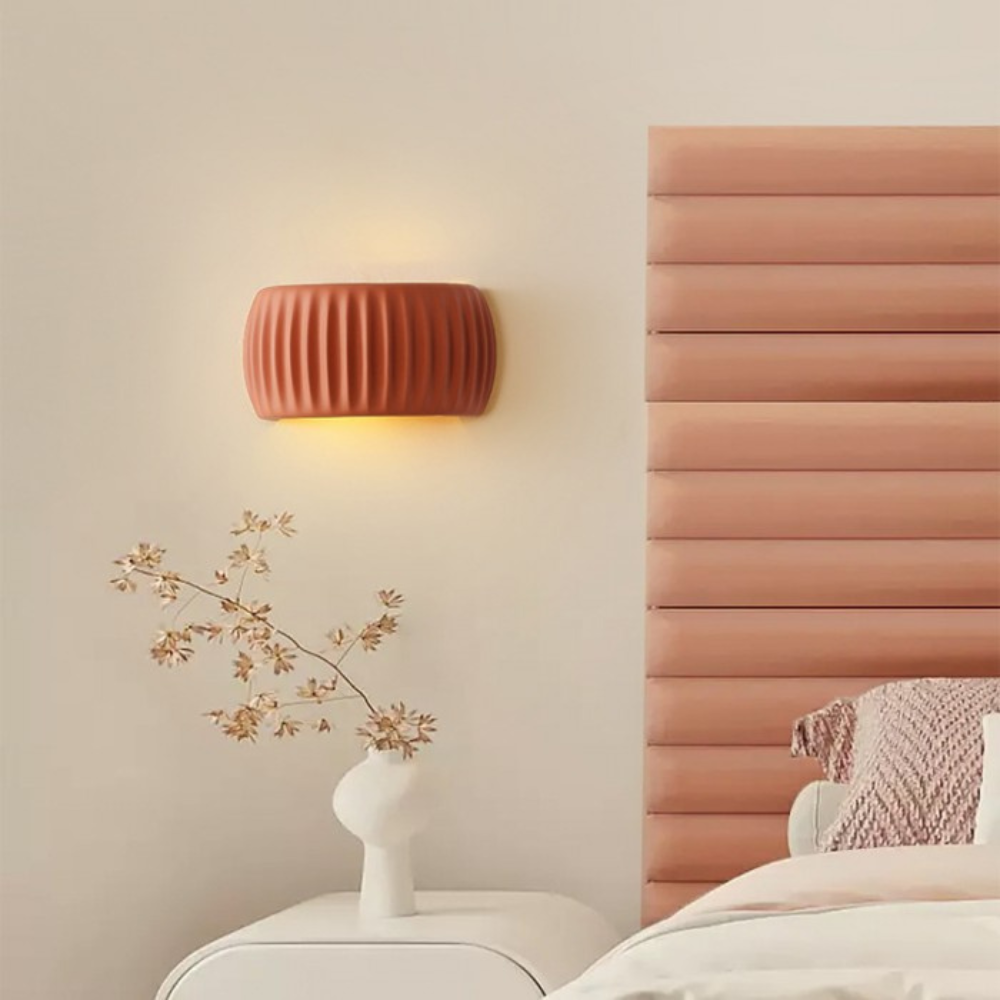 The Sun of Art Deco Resin Wall Light