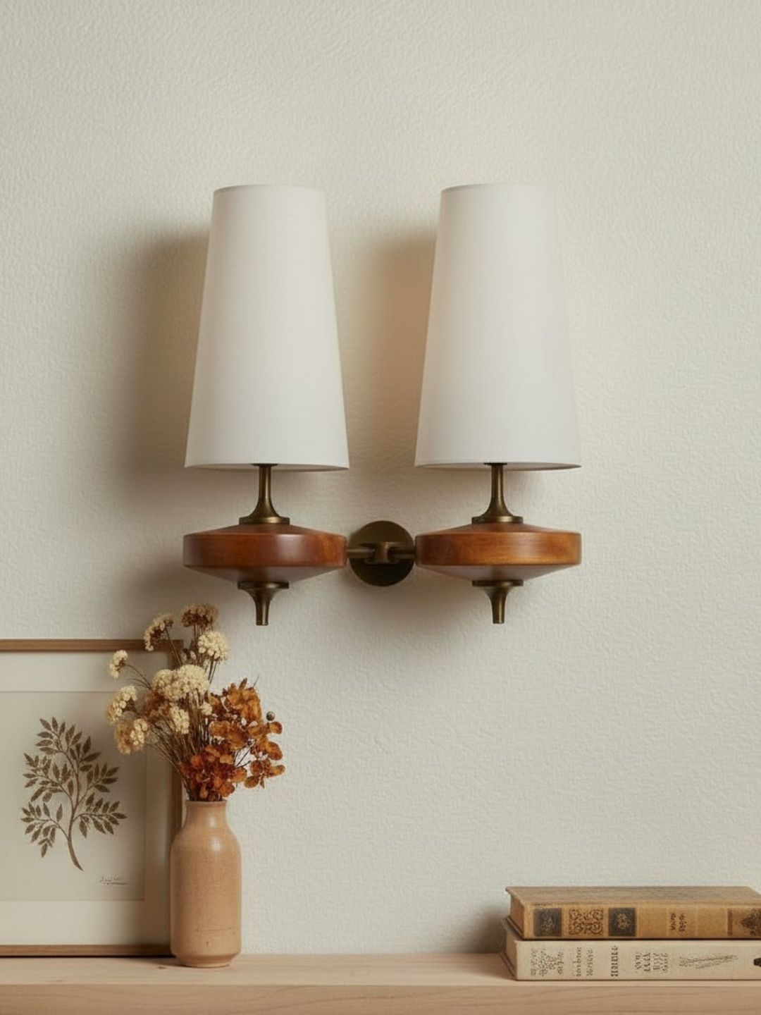 Rowan Retro Fabric Shade Wall Sconce – Classic Fabric Lighting For Bedroom