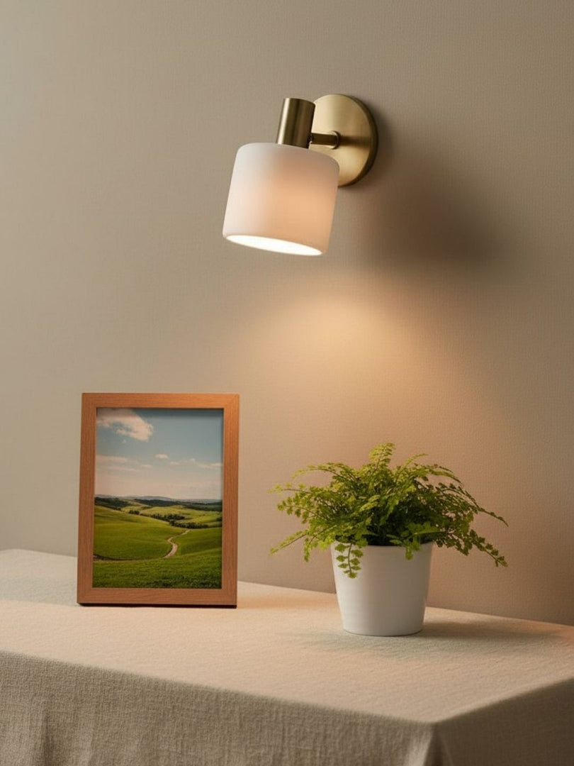 Aplique de pared pivotante de porcelana moderna Cerova 