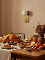 Charger l'image dans la visionneuse de galerie, Applique murale Metio Dome en métal, style moderne du milieu du siècle – Applique murale silhouette en dôme pour salon