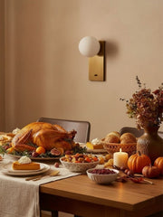 Metio Dome Mid-Century Modern Metall Wandlampe – Dome Silhouette Wandlampe für Wohnzimmer