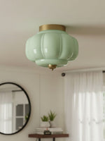 Load image into Gallery viewer, Retro Milk Semi Flush Mount Eloise Ceiling Light
