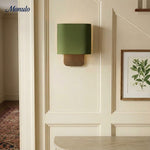 Load image into Gallery viewer, Nolvara Aleena Soft Fabric Luxe Metal Fabric Wall Sconce for Bedroom Reading Light