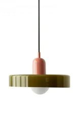 Load image into Gallery viewer, Morandi Modern Style Disc Glass Pendant Lamp
