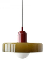 Load image into Gallery viewer, Morandi Modern Style Disc Glass Pendant Lamp
