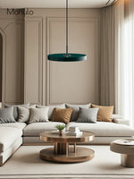 Load image into Gallery viewer, Modern Disc Pendant Light — Nordic Minimalist Fixture for Dining &amp; Kitchen
