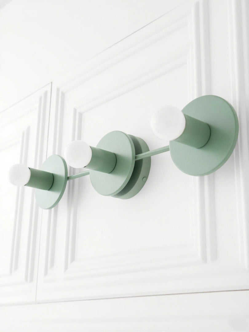 Minimalistische 3-Licht-Wandlampe für das Badezimmer – Mehrere Farboptionen verfügbar