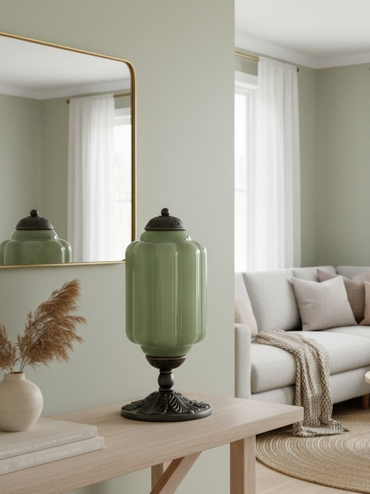 Vintage Glass LED Eloise Table Lamp 