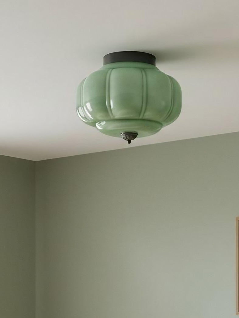 Retro Milk Semi Flush Mount Eloise Ceiling Light