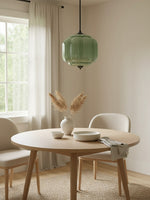 Load image into Gallery viewer, American Vintage Cream Glass Shade Shaped Eloise Chandelier
