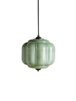 Load image into Gallery viewer, American Vintage Cream Glass Shade Shaped Eloise Chandelier
