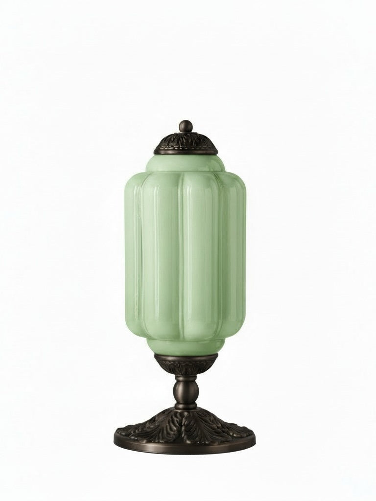 Vintage Glas Eloise Tischlampe