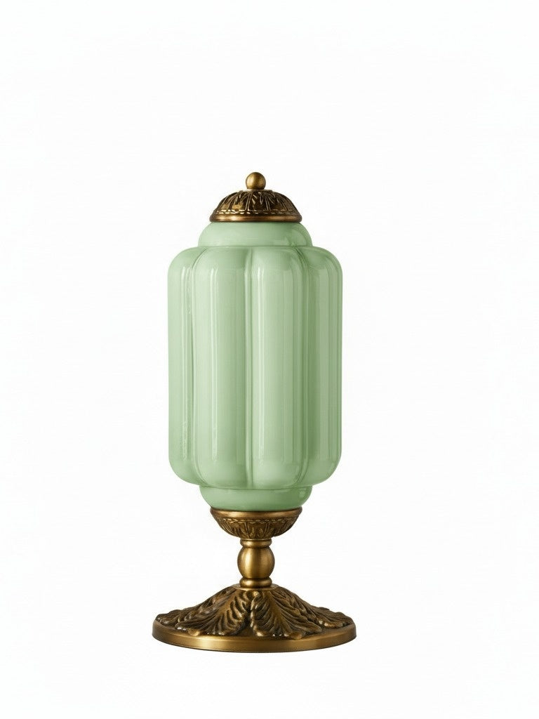 Vintage Glas Eloise Tischlampe