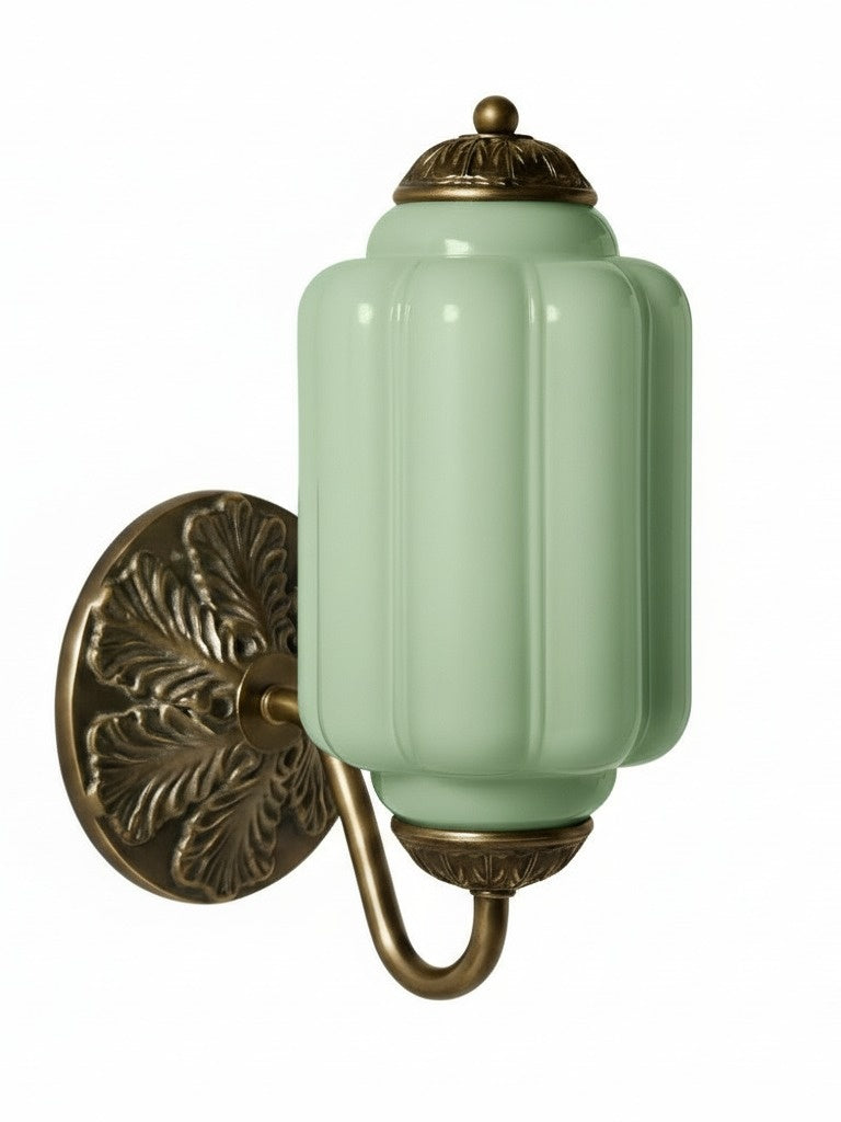 Vintage Milk Glass Sconce Bedside Hallway Eloise Wall Sconce