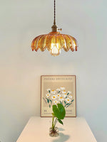 Bild in der Galerieansicht laden, Retro Tulpen Glas Pendelleuchte
