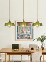 Bild in der Galerieansicht laden, Retro Tulpen Glas Pendelleuchte
